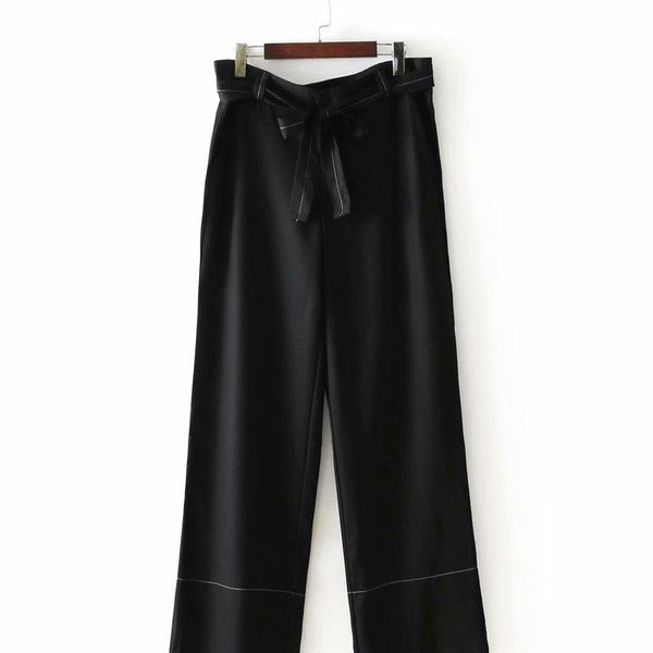 women's pants & capris bb40-9638 european and american fashionable bright-line casual, Black;white
women's pants & capris bb40-9638 european and american fashionable bright-line casual, Black;white