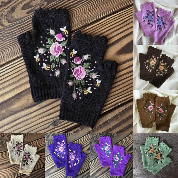 ski gloves 2021 autumn honeybee flower embroidery women's winter warm wool weaving factory processing custom knitted
ski gloves 2021 autumn honeybee flower embroidery women's winter warm wool weaving factory processing custom knitted