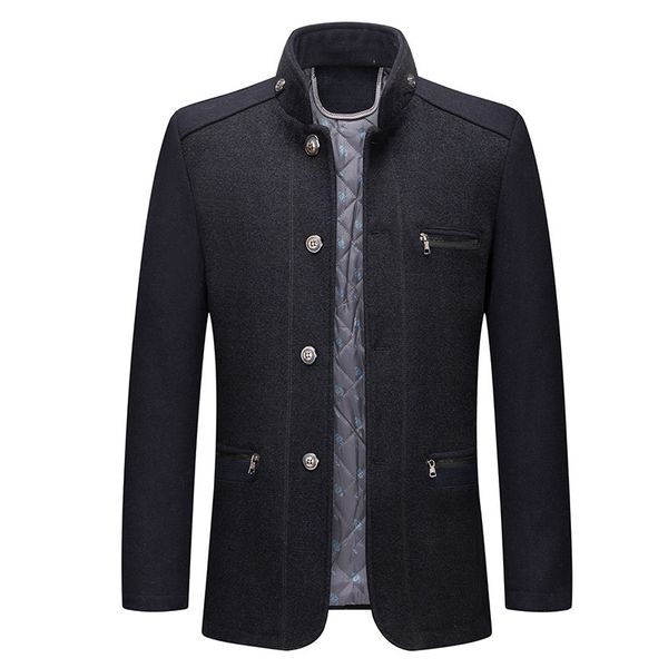 wool cardigan winter's fleece fashion men's casual business woolen man's coat qsrm, Black;brown
wool cardigan winter's fleece fashion men's casual business woolen man's coat qsrm, Black;brown