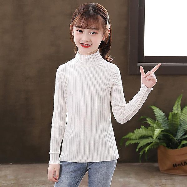 pullover girls stand collar pure color sweater autumn winter women long sleeve bottom, Blue
pullover girls stand collar pure color sweater autumn winter women long sleeve bottom, Blue