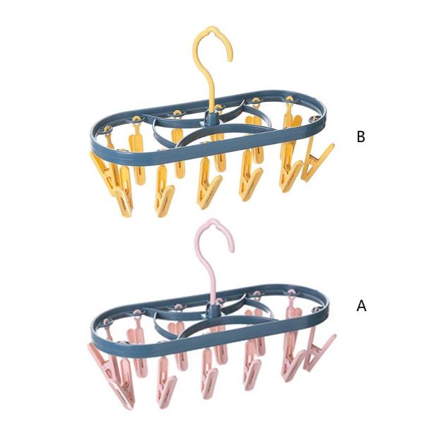 12 clips clothes hanger dryer multi-functional drying rack underwear socks clip plastic towels cloth pants collection appliance
12 clips clothes hanger dryer multi-functional drying rack underwear socks clip plastic towels cloth pants collection appliance