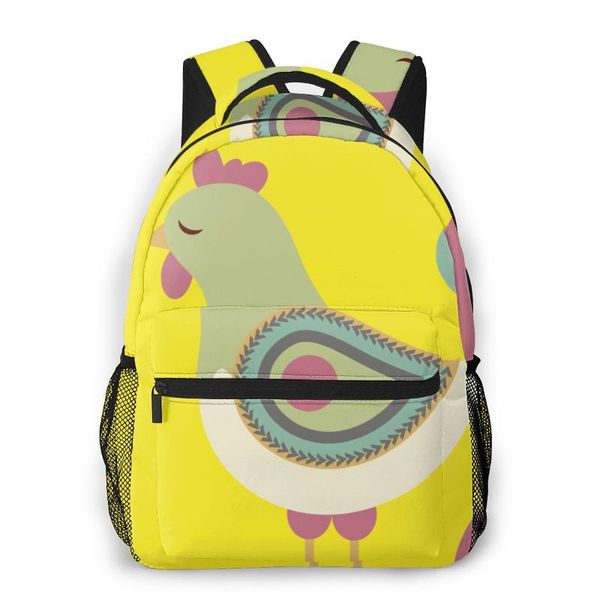 outdoor bags abstract animal chicken egg geometric heart hen casual daypack travel school bag with pockets for women college
outdoor bags abstract animal chicken egg geometric heart hen casual daypack travel school bag with pockets for women college