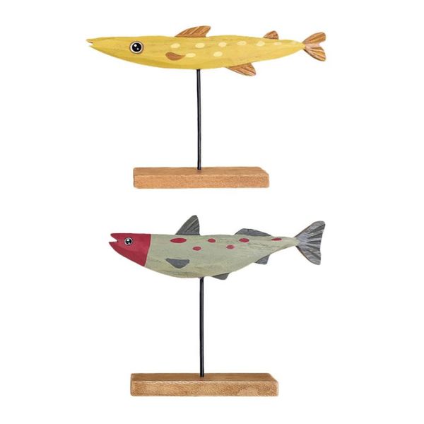 decorative objects & figurines 2pcs fish shape table wooden craft decor lovely animals deskornament
decorative objects & figurines 2pcs fish shape table wooden craft decor lovely animals deskornament