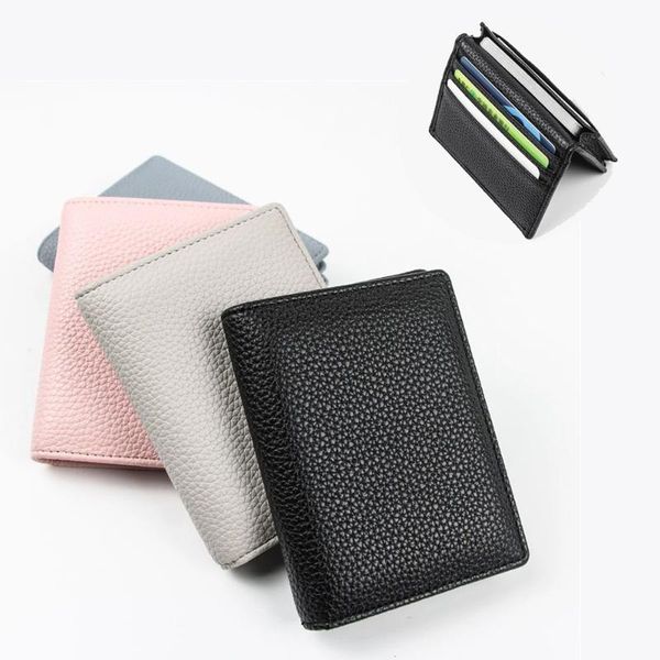 card holders 1pc fashion casual business holder large capacity pu leather mini cardholder valentine's day gift for boyfriend, Brown;gray
card holders 1pc fashion casual business holder large capacity pu leather mini cardholder valentine's day gift for boyfriend, Brown;gray
