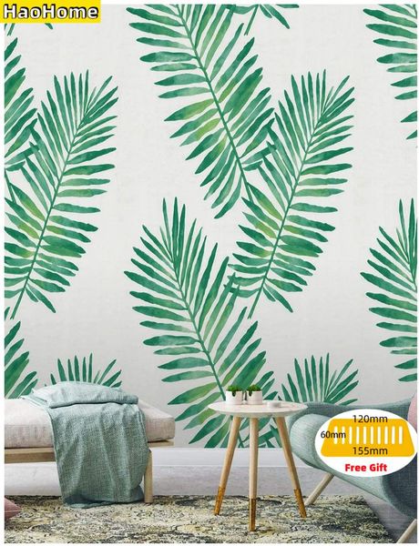 wallpapers haohome tropical palm peel and stick wallpaper removable green white self adhesive wallcoverings for living room
wallpapers haohome tropical palm peel and stick wallpaper removable green white self adhesive wallcoverings for living room