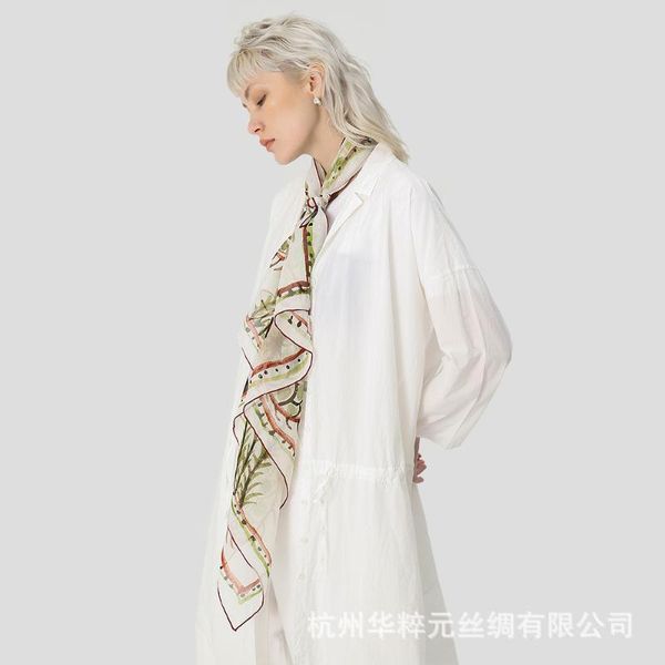 scarves 96*100cm silk chiffon scarf fashion wild beach towel sunscreen shawl women, Blue;gray
scarves 96*100cm silk chiffon scarf fashion wild beach towel sunscreen shawl women, Blue;gray