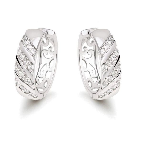 mxgxfam white zircon hoop earrings for women fashion elegant jewelry + lead and nickel forbid allergy rhodium gold color, Golden;silver
mxgxfam white zircon hoop earrings for women fashion elegant jewelry + lead and nickel forbid allergy rhodium gold color, Golden;silver