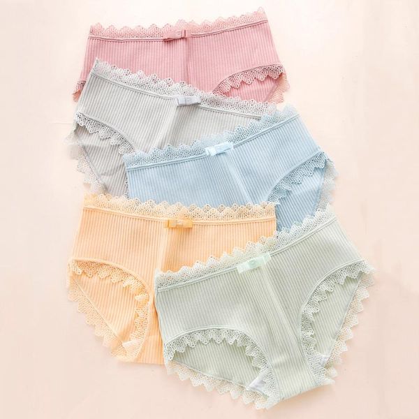 women's panties lace 5pcs/set women pure cotton underwear seamless solid girls briefs cute bow soft breathable female lingerie, Black;pink
women's panties lace 5pcs/set women pure cotton underwear seamless solid girls briefs cute bow soft breathable female lingerie, Black;pink