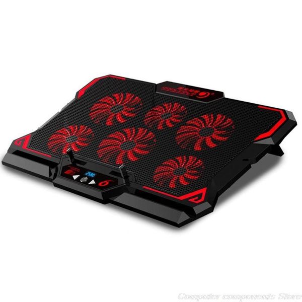 lapcooling pads 17 inch gaming cooler height adjustable 6 fan led screen switches adjust 2 usb port notebook computer pad m03 21
lapcooling pads 17 inch gaming cooler height adjustable 6 fan led screen switches adjust 2 usb port notebook computer pad m03 21