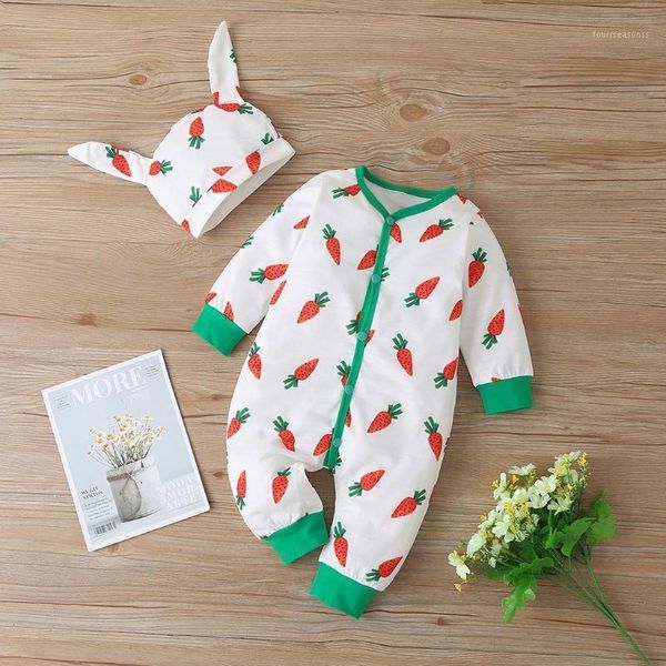 jumpsuits fashion born infant baby girls boys clothes long sleeve cartoon carrot printed button romper jumpsuit+hat set outfits#p41, Blue
jumpsuits fashion born infant baby girls boys clothes long sleeve cartoon carrot printed button romper jumpsuit+hat set outfits#p41, Blue