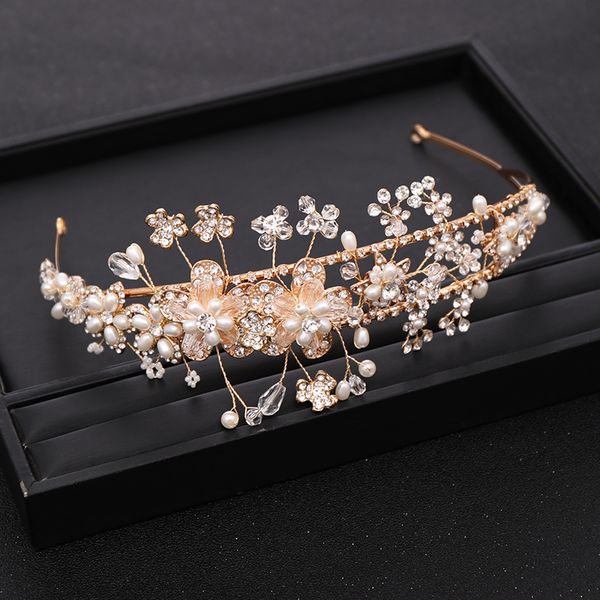 trendy bridal headdresses golden flower tiara rhinestone crystal pearl crown wedding tiara princess party headband accessoriesdio chan conta, White;golden
trendy bridal headdresses golden flower tiara rhinestone crystal pearl crown wedding tiara princess party headband accessoriesdio chan conta, White;golden