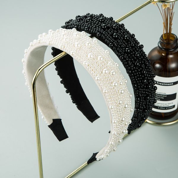 s2027 fashion women hair jewelry handmade faux pearl beads cloth hair hoop hair band accessories headband, Silver
s2027 fashion women hair jewelry handmade faux pearl beads cloth hair hoop hair band accessories headband, Silver