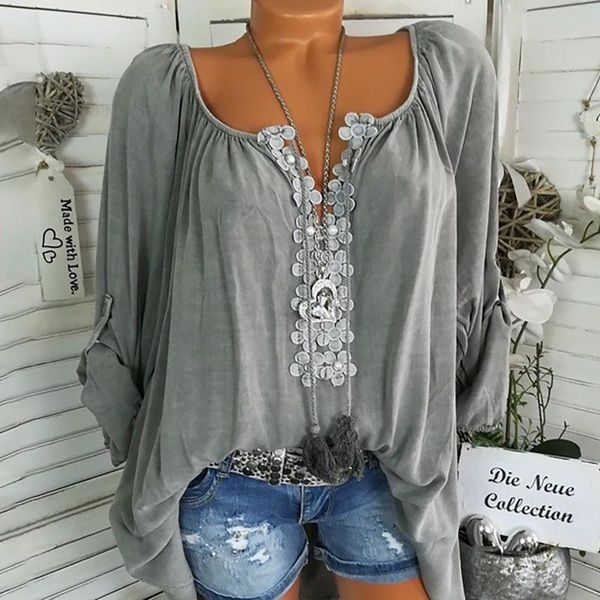 women's blouses & shirts women fashion blouse ladies o-neck long sleeve clothing spring summer solid t-shirt 2021 #4, White
women's blouses & shirts women fashion blouse ladies o-neck long sleeve clothing spring summer solid t-shirt 2021 #4, White