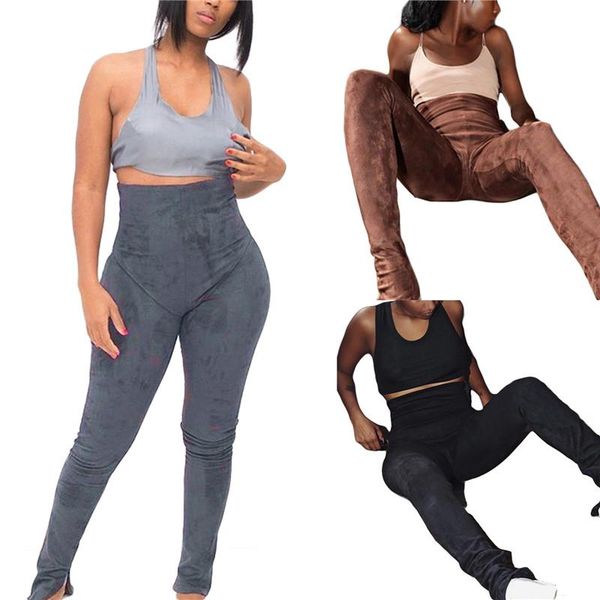 women's pants & capris women velvet trousers, high waist outerwear casual party street ruffle hem split, Black;white
women's pants & capris women velvet trousers, high waist outerwear casual party street ruffle hem split, Black;white