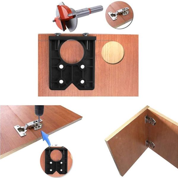 professional hand tool sets hinge hole drilling guide locator jig drill bits woodworking door opener cabinet accessories 35mm
professional hand tool sets hinge hole drilling guide locator jig drill bits woodworking door opener cabinet accessories 35mm