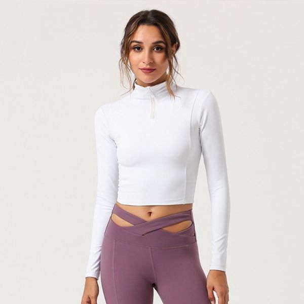 lulu shaping tshirts lu solid color sport long sleeve tshirt running women tee yoga jacket casual fitness jackets tight zip thin display qui
lulu shaping tshirts lu solid color sport long sleeve tshirt running women tee yoga jacket casual fitness jackets tight zip thin display qui