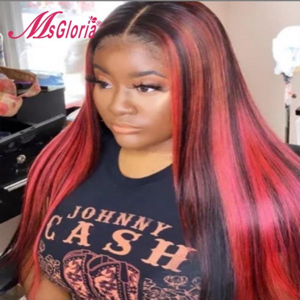 lace wigs 99j ombre colored highlight full hair wig straight part brazilian remy purple human for women pre plucked 180%, Black;brown
lace wigs 99j ombre colored highlight full hair wig straight part brazilian remy purple human for women pre plucked 180%, Black;brown