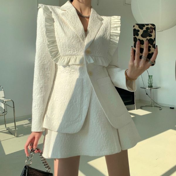 two piece dress charming two-piece female ensemble, outdoor clothing and racing skirt, spring, l159, White
two piece dress charming two-piece female ensemble, outdoor clothing and racing skirt, spring, l159, White