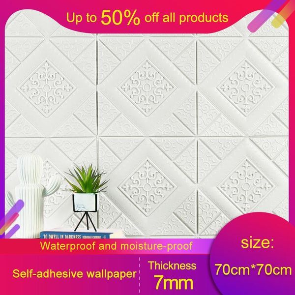 wallpapers 3d self adhesive waterproof 70*70*0.7cm tv background brick wall sticker living room bedroom decorative stickers
wallpapers 3d self adhesive waterproof 70*70*0.7cm tv background brick wall sticker living room bedroom decorative stickers