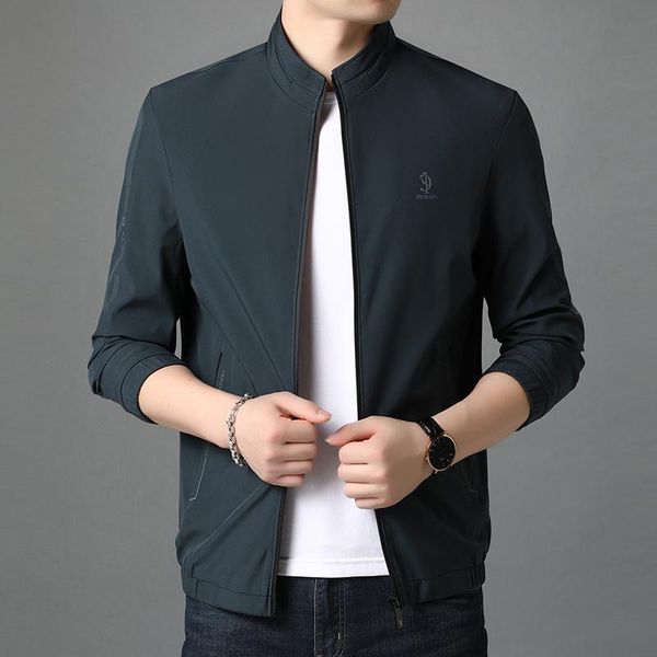 men's jackets streetwear stand brand casual fashion collar quality mens coats and zipper windbreaker simple clothes 2021, Black;brown
men's jackets streetwear stand brand casual fashion collar quality mens coats and zipper windbreaker simple clothes 2021, Black;brown