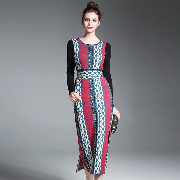 casual dresses micosoni european runway winter 2021 long sleeved knit sweater dress wool slit elastic black red blue -xl, Black;gray
casual dresses micosoni european runway winter 2021 long sleeved knit sweater dress wool slit elastic black red blue -xl, Black;gray