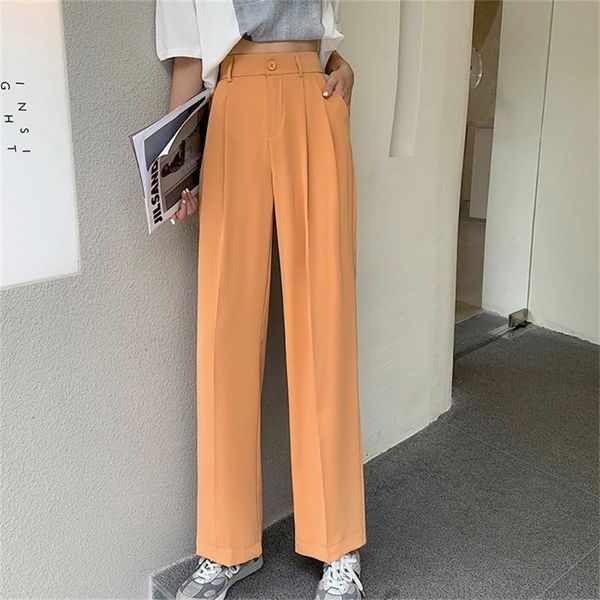 women's pants & capris hzirip arrival straight stylish summer high waist femme trousers all match plus size slim loose casual, Black;white
women's pants & capris hzirip arrival straight stylish summer high waist femme trousers all match plus size slim loose casual, Black;white