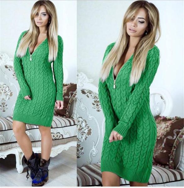 casual dresses mini dress for women zipper v neck solid cotton party fashion long sleeve slim female clothing, Black;gray
casual dresses mini dress for women zipper v neck solid cotton party fashion long sleeve slim female clothing, Black;gray
