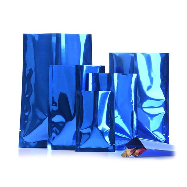 storage bags 100pcs blue open mylar foil bag heat vacuum seal tear notch food coffee bean snack recyclable candy pack pouches
storage bags 100pcs blue open mylar foil bag heat vacuum seal tear notch food coffee bean snack recyclable candy pack pouches