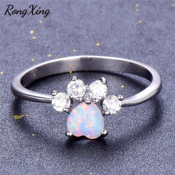 wedding rings rongxing stylish cat bear white fire opal footprint for women gold filled zircon dog finger ring rw1857, Slivery;golden
wedding rings rongxing stylish cat bear white fire opal footprint for women gold filled zircon dog finger ring rw1857, Slivery;golden