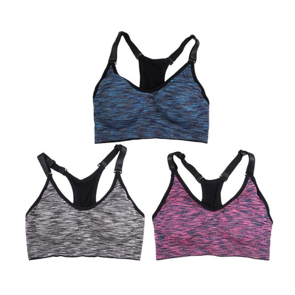 3pcs high impact workout gym activewear bra fitness padded seamless vest stretch solid nylon bra fitness for women, White;black
3pcs high impact workout gym activewear bra fitness padded seamless vest stretch solid nylon bra fitness for women, White;black