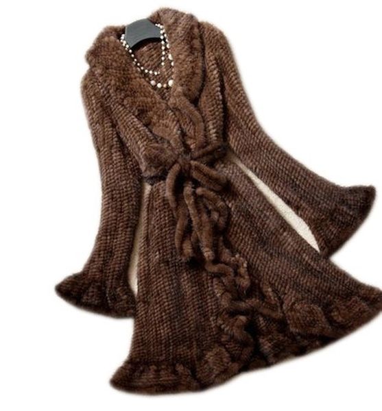 fur 2019 slim long style butterfly sleeve mink fur coat knitted natural jacket, Black
fur 2019 slim long style butterfly sleeve mink fur coat knitted natural jacket, Black