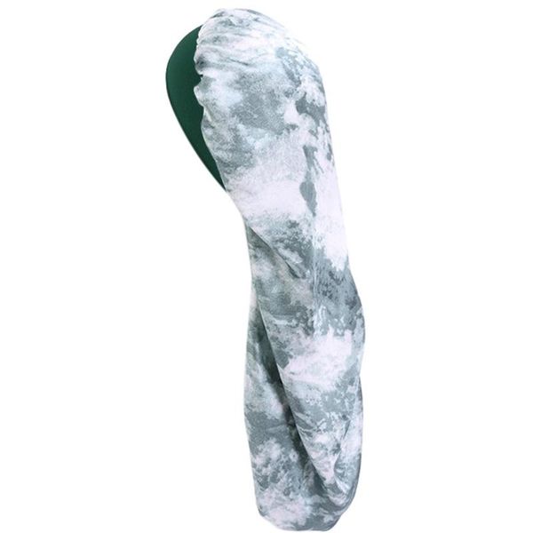 beanie/skull caps elastic polyester turban all-match wide brim hair long tail hat sleep cap soft wrap sleeping night care, Blue;gray 
beanie/skull caps elastic polyester turban all-match wide brim hair long tail hat sleep cap soft wrap sleeping night care, Blue;gray