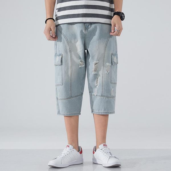 men's shorts 2021 summer denim fashion blue wash jeans male brand clothes trendy mens, White;black
men's shorts 2021 summer denim fashion blue wash jeans male brand clothes trendy mens, White;black