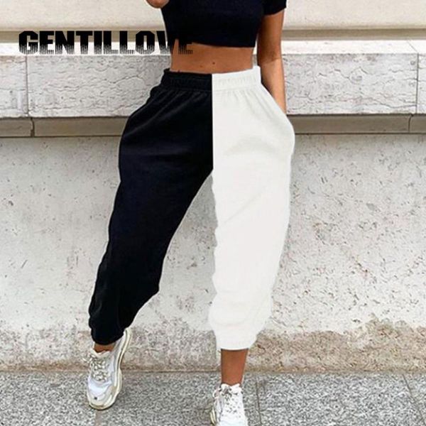 women's pants & capris fashion high waist jogger women sweat loose cool korean design streetwear trousers, Black;white
women's pants & capris fashion high waist jogger women sweat loose cool korean design streetwear trousers, Black;white