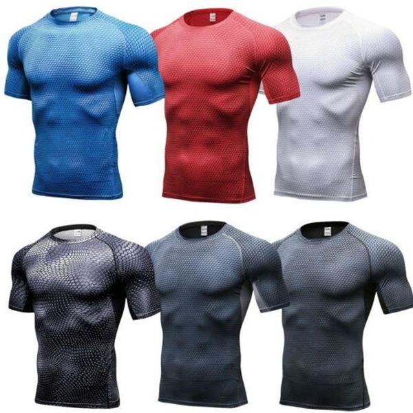 men's t-shirts man short sleeve crew neck t-shirt compression gym sports fitness base layer top, White;black
men's t-shirts man short sleeve crew neck t-shirt compression gym sports fitness base layer top, White;black