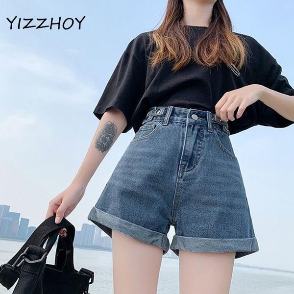 women's shorts yizzhoy summer vintage washed straight ladies streetwear slim denim female casual high waist jeans, White;black
women's shorts yizzhoy summer vintage washed straight ladies streetwear slim denim female casual high waist jeans, White;black