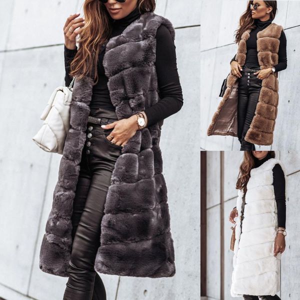 vest jacket ladies fashion long solid color warm round neck furs vest jacket hooded waistcoat female sleeveless, Black;white
vest jacket ladies fashion long solid color warm round neck furs vest jacket hooded waistcoat female sleeveless, Black;white