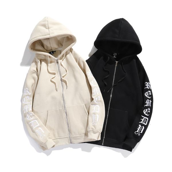 new 2021 autumn winter hooded cardigan solid color men's sweater long sve plush trend versatile et men, Black
new 2021 autumn winter hooded cardigan solid color men's sweater long sve plush trend versatile et men, Black
