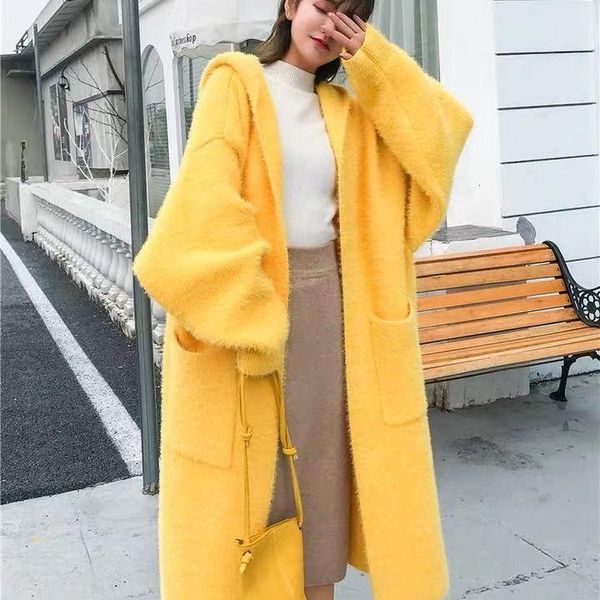women's knits & tees women 2021 autumn winter faux mink velvet sweater coats female loose warm cardigans ladies solid knitted hooded ja, White
women's knits & tees women 2021 autumn winter faux mink velvet sweater coats female loose warm cardigans ladies solid knitted hooded ja, White