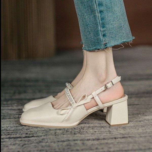 dress shoes large size sandals 2021 summer bow pearl square kitten heel mary jane chunky, Black
dress shoes large size sandals 2021 summer bow pearl square kitten heel mary jane chunky, Black