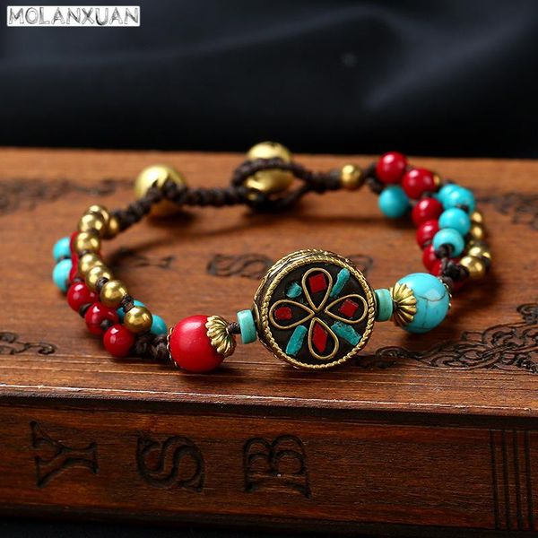 beaded, strands european american bohemia 2021 tibetan ethnic jewelry hand-woven nepal bead and wax rope retro women's bracelet wholesa, Black
beaded, strands european american bohemia 2021 tibetan ethnic jewelry hand-woven nepal bead and wax rope retro women's bracelet wholesa, Black
