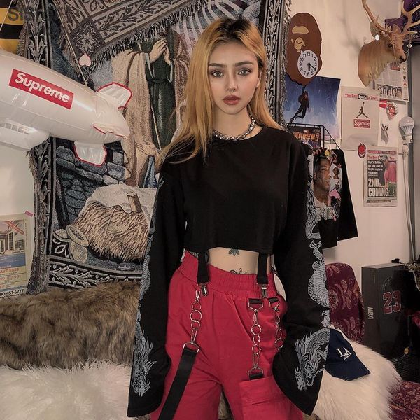 autumn winter women printed dragon knit high collar casual elastic sweatershirt harajuku pure elegant new sweatshirt, Black
autumn winter women printed dragon knit high collar casual elastic sweatershirt harajuku pure elegant new sweatshirt, Black