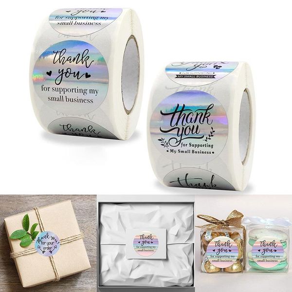 gift wrap 500pcs rainbow laser thank you stickers paper self-adhesive business label sticker 25mm diy scrapbooking decor
gift wrap 500pcs rainbow laser thank you stickers paper self-adhesive business label sticker 25mm diy scrapbooking decor