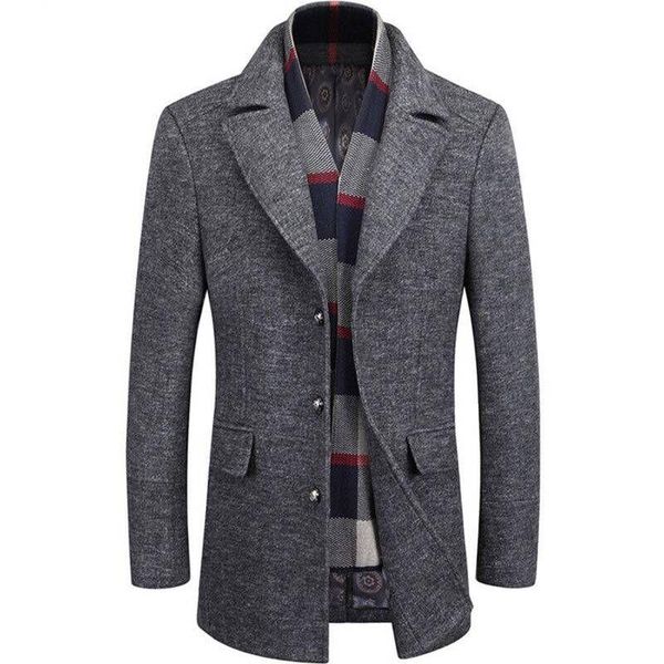 men's wool & blends winter warm blend coat men thick overcoats oat mens single breasted jackets and coats with adjustable vest, Black
men's wool & blends winter warm blend coat men thick overcoats oat mens single breasted jackets and coats with adjustable vest, Black