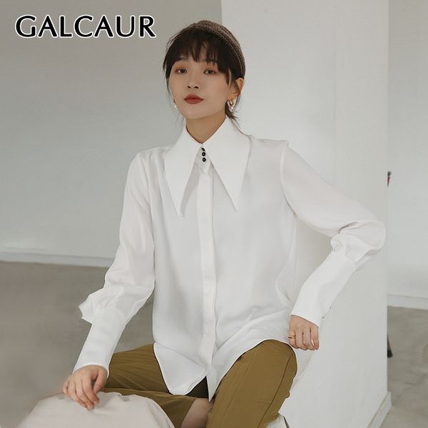 galcaur white casual women's shirt peter pan collar lantern long sleeves minimalist slim blouse female summer fashion new 210225
galcaur white casual women's shirt peter pan collar lantern long sleeves minimalist slim blouse female summer fashion new 210225