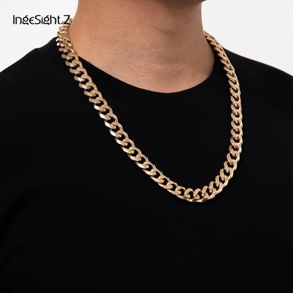 chains ingesight.z steampunk street miami curb cuban aluminium chain choker necklace female men hip hop long necklaces collier jewelry, Silver
chains ingesight.z steampunk street miami curb cuban aluminium chain choker necklace female men hip hop long necklaces collier jewelry, Silver