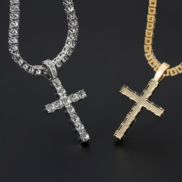 3pcsiced out ankh cross pendant necklace choker chain necklace women hip-hop jewelry for men tennis chain fashion link gift, Silver
3pcsiced out ankh cross pendant necklace choker chain necklace women hip-hop jewelry for men tennis chain fashion link gift, Silver