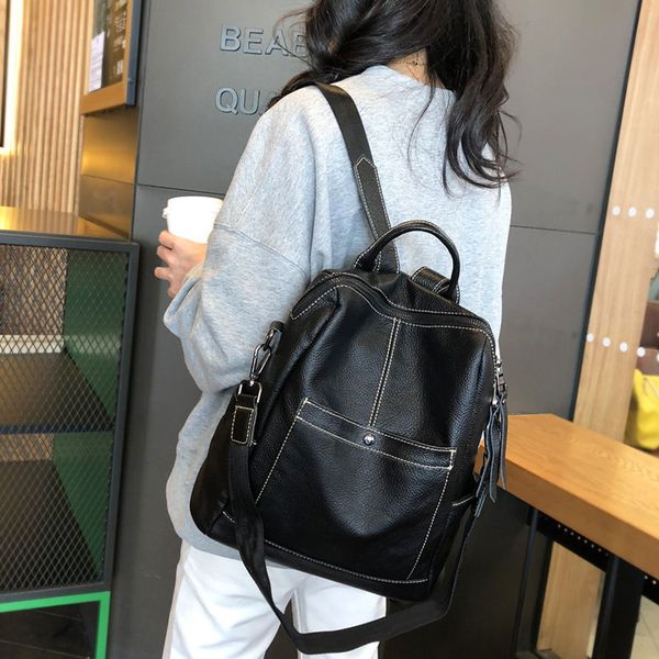 2020 women backpack leather black small soft pu backpack female bagpack fashion womens bags
2020 women backpack leather black small soft pu backpack female bagpack fashion womens bags