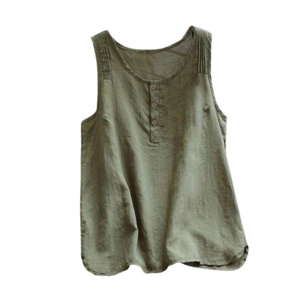 women's tanks & camis plus size s-3xl cotton and linen button o-neck solid color vest summer strapless sleeveless loose camisole, White
women's tanks & camis plus size s-3xl cotton and linen button o-neck solid color vest summer strapless sleeveless loose camisole, White