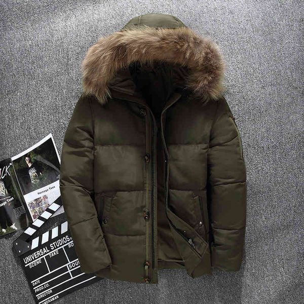 men's down & parkas canada jacket thick warm 90% white duck hooded natural fur collar man waterproof coat 0f8l, Black
men's down & parkas canada jacket thick warm 90% white duck hooded natural fur collar man waterproof coat 0f8l, Black